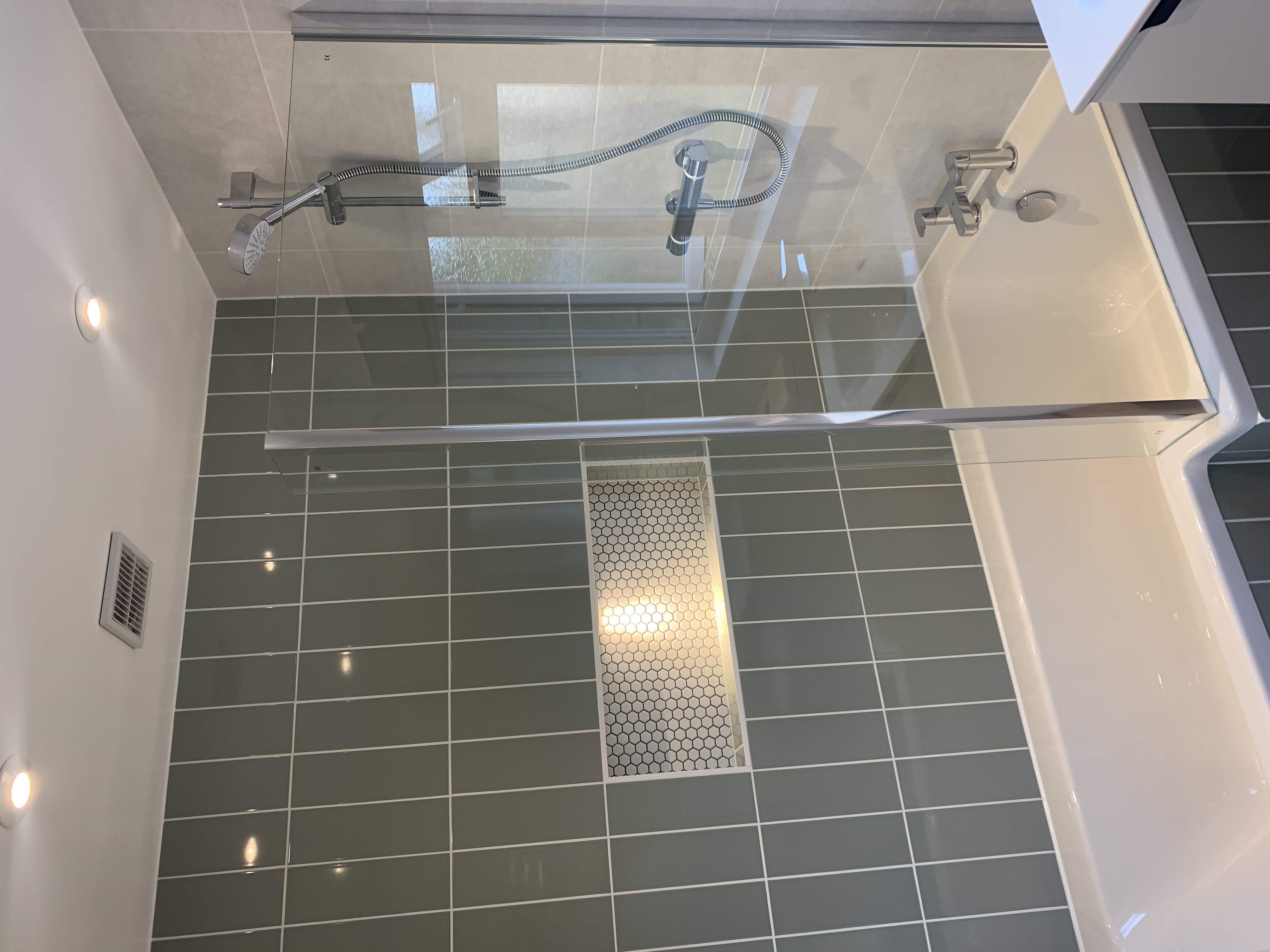 Bathroom Renovation with P Bath and Alcove in Chippenham